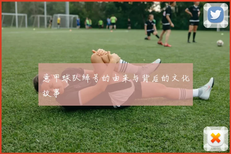 意甲球队绰号的由来与背后的文化故事