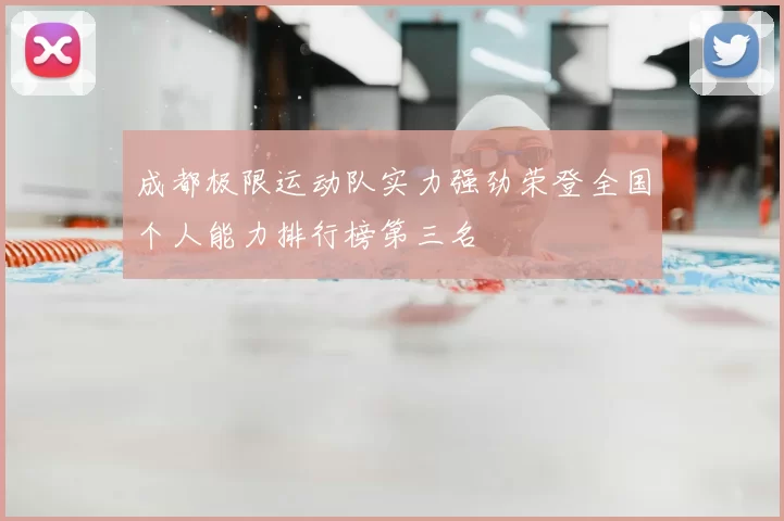 成都极限运动队实力强劲荣登全国个人能力排行榜第三名
